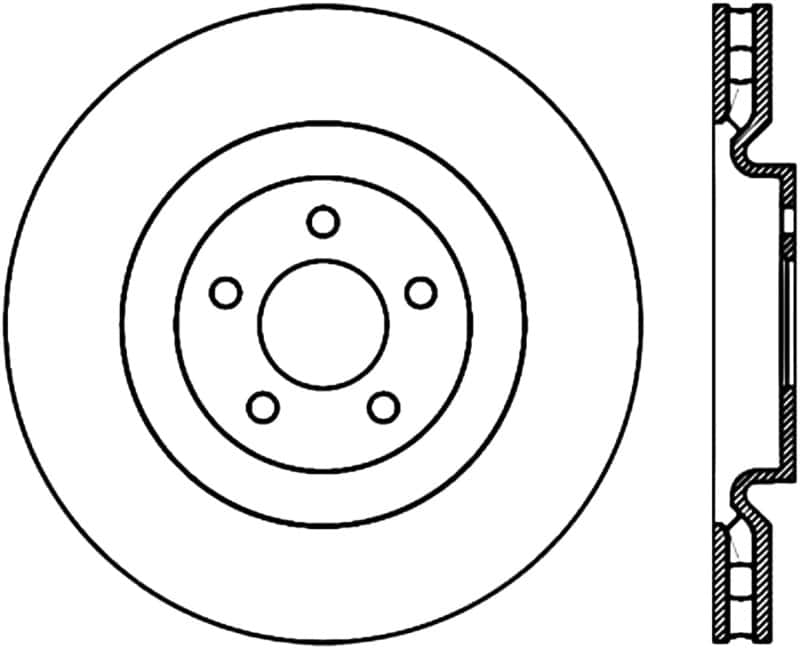 Stoptech — StopTech Power Slot Cryo 07-08 Ford Mustang Shelby Front Right Slotted Rotor
Cryosport Slot Rotor
Disc Brake Rotor - view 1
