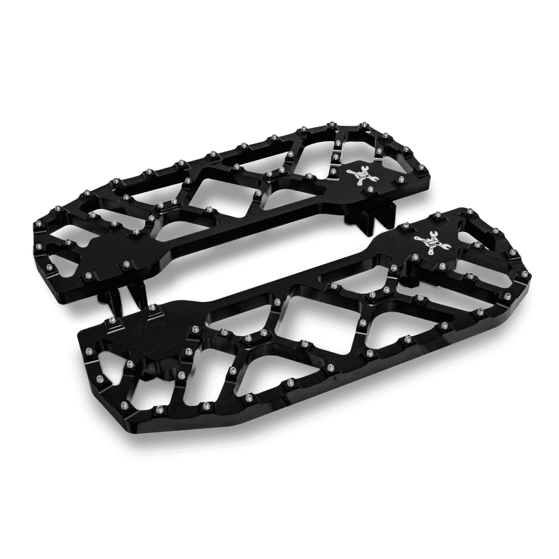 Burly Brand — Burly Brand H-D MX- Evolution Floorboards - Black - view 2