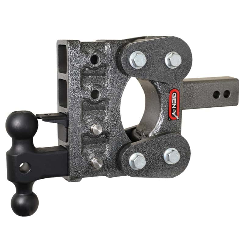 GEN-Y Hitch — Gen-Y The Boss Torsion-Flex 2.5in Shank 5in Drop 10K Hitch w/GH-031 Dual-Ball/GH-032 Pintle Lock
Drop Hitch - view 2