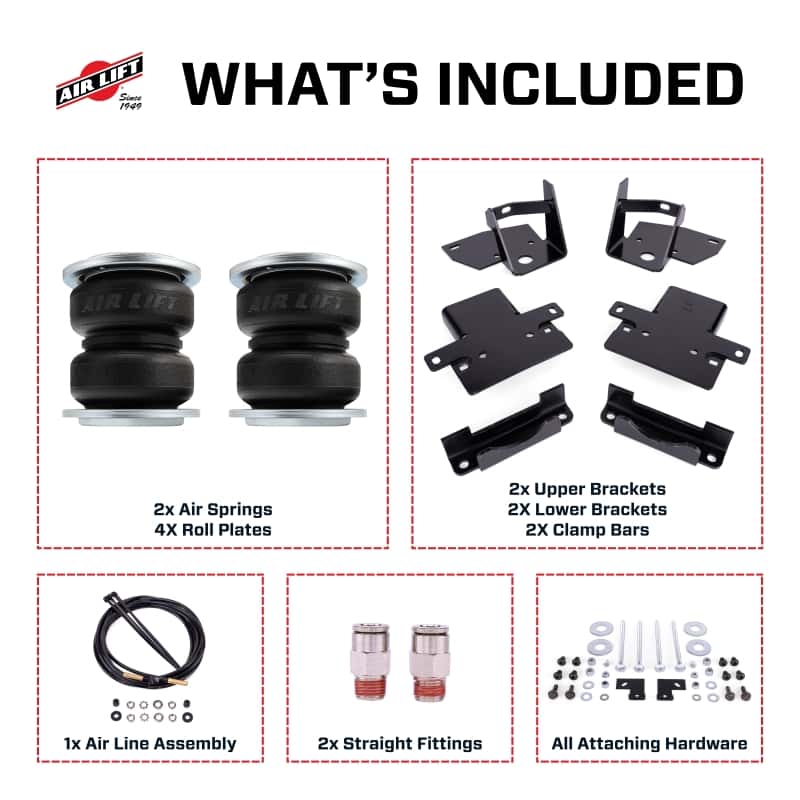 Air Lift — Air Lift Performance 2025 Toyota 4Runner 4WD LoadLifter 5000 Air Spring Kit
Air Lift - view 14