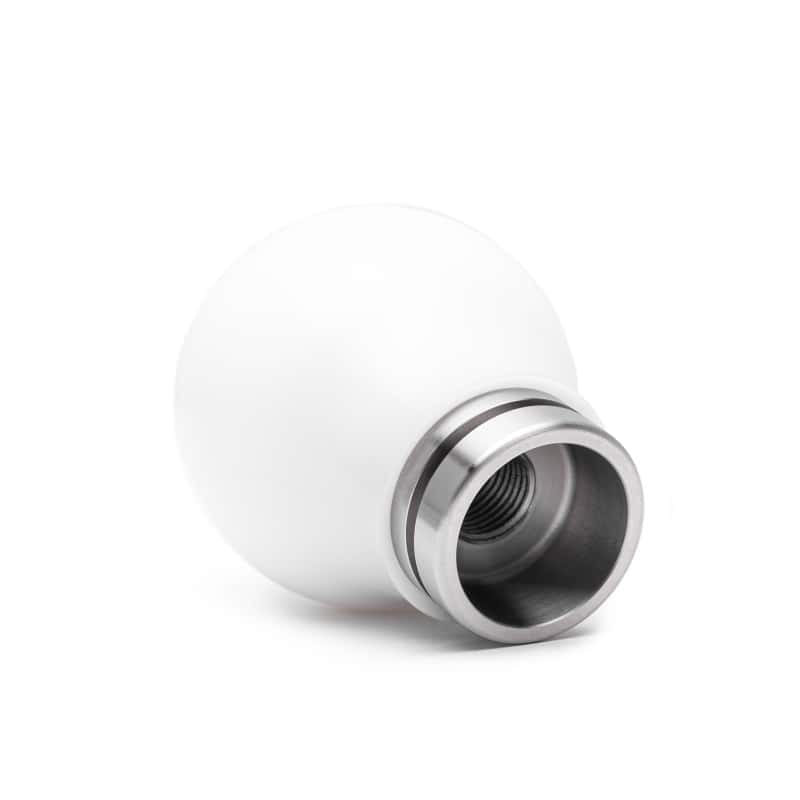 COBB — Cobb Subaru 6-Speed Weighted COBB Shift Knob - White (Incl. Both Red + Blk Collars) - view 2