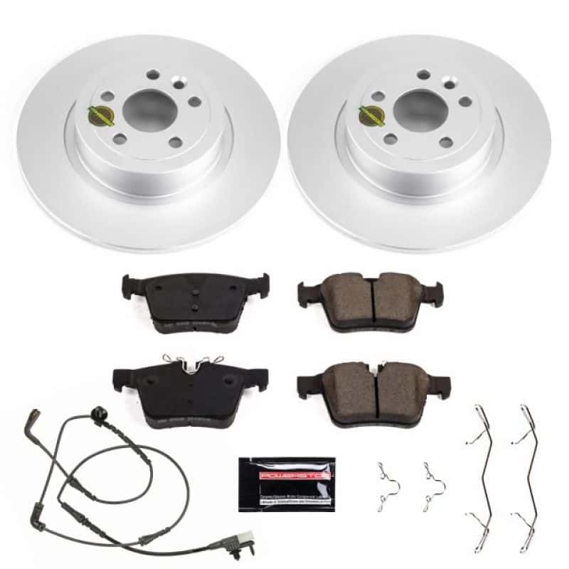 PowerStop — Power Stop 16-18 Land Rover Range Rover Evoque Rear Z23 Evolution Sport Coated Brake Kit - view 1