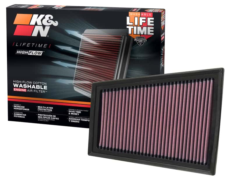 K&N Engineering — K&N 07 Nissan Sentra 2.0L-L4 Drop In Air Filter
Replacement Air Filt
Air Filter - view 5