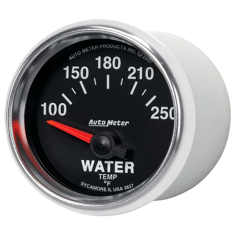 AutoMeter — Autometer GS 52mm 100-250 Deg F Short Sweep Electronic Water Temperature Gauge
2-1/16" WATER TEMP, - view 7