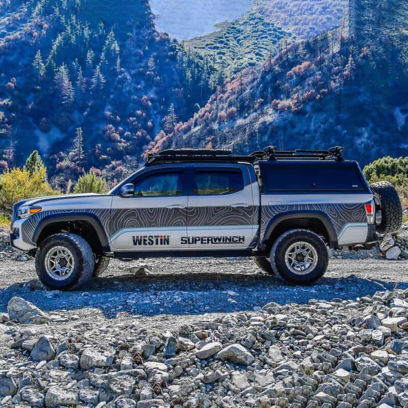 Westin — Westin EXP Truck Cap COMPLETE KIT A + BS (16-23 Toyota Tacoma 5.2ft. Bed)
 - view 7