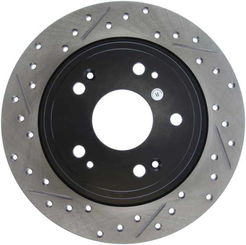 Stoptech — StopTech 09-10 Acura TSX / 08-10 Honda Accord Coupe/05-10 Sedan Right Rear Slotted & Drilled Rotor
Slot/Drill Rotor - view 8