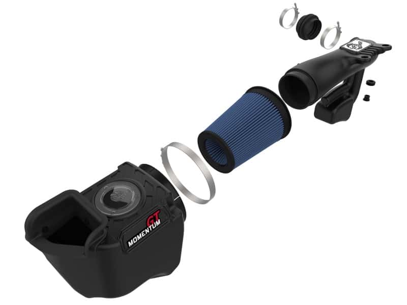 aFe — aFe Momentum GT Pro 5R Cold Air Intake System 12-18 Jeep Wrangler JK V6 3.6L
Momentum GT Intake - view 6