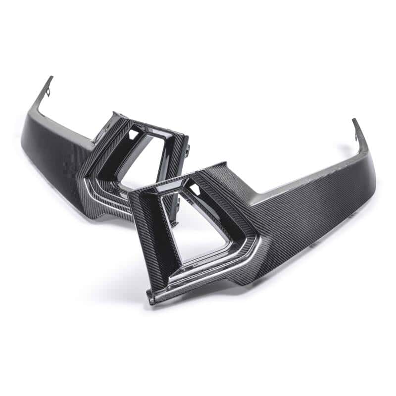 Anderson Composites — Anderson Composites 2024 Ford Mustang Dark Horse Carbon Fiber Headlight Surround - view 1