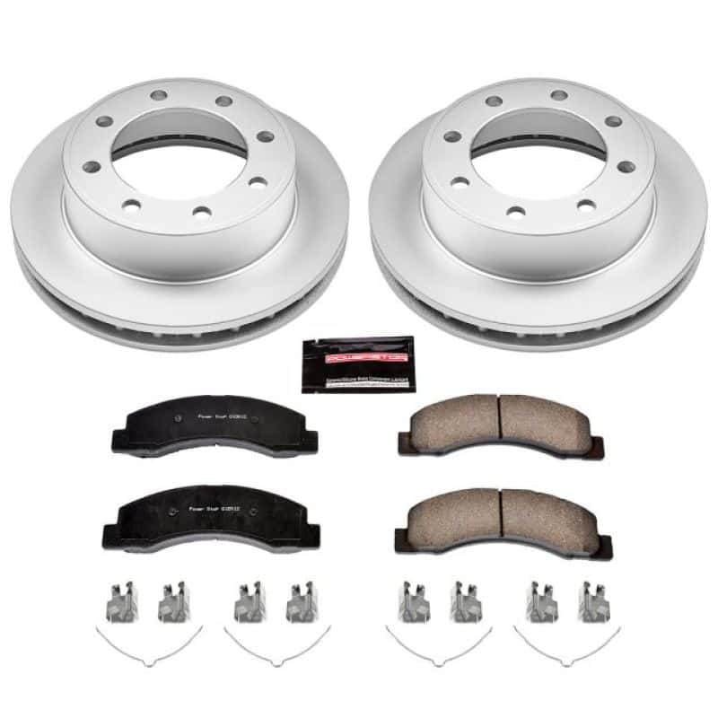 PowerStop — Power Stop 00-05 Ford Excursion Front Z17 Evolution Geomet Coated Brake Kit - view 1