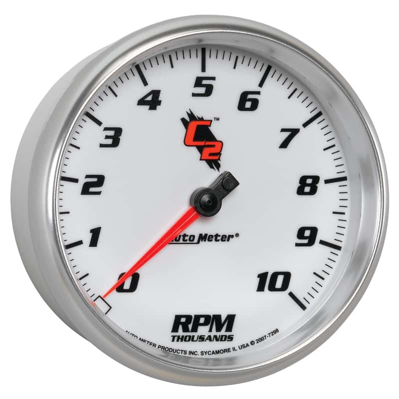 AutoMeter — Autometer C2 5 inch 10000 RPM In-Dash Tachometer
GA TACH 5" 10K C2 - view 10