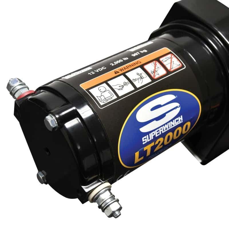 Superwinch — Superwinch 2000 LBS 12V DC 5/32in x 49ft Steel Rope LT2000 Winch
Winch - view 5
