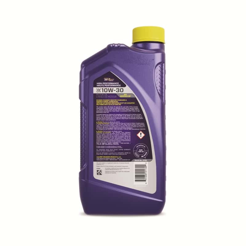 Royal Purple — Royal Purple Synthetic High Performance 10W30 Motor Oil (Canada) - 1 Quart - view 3