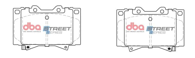 DBA — DBA 98-07 Lexus LX470 Front Street Series Brake Pads
Brake Pad - view 1