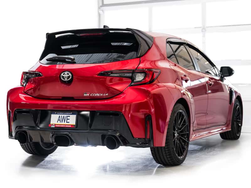 AWE Tuning — AWE Tuning 2023+ Toyota GR Corolla Track Edition Exhaust - Diamond Black Tips
Track Catback - view 8