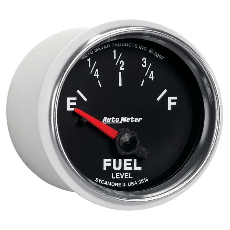 AutoMeter — AutoMeter Gauge Fuel Level 2-1/16in. 240 Ohm(e) to 33 Ohm(f) Elec Gs
2-1/16" FUEL LEVEL, - view 11