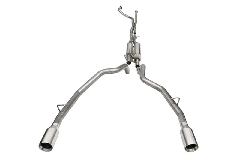 CORSA Performance — Corsa 2021-2024 Dodge Ram TRX Crew Cab Xtreme Catback Exhaust Dual Rear Satin Tip
Exhaust - view 2