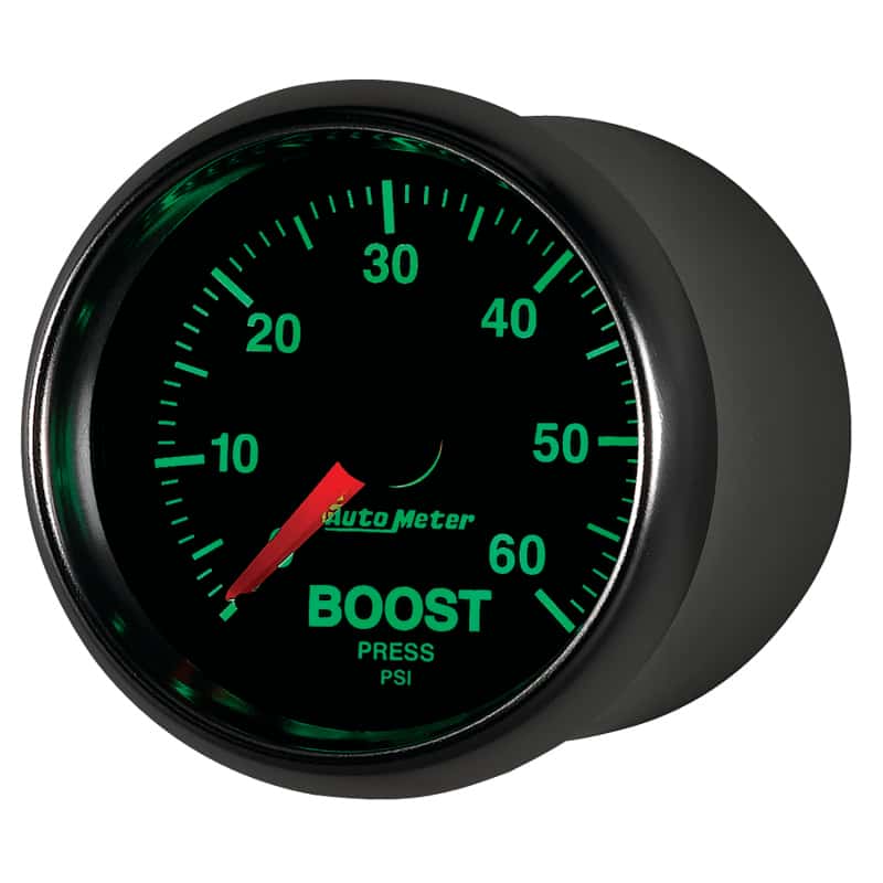AutoMeter — Autometer GS 52mm 0-60 psi Mechanical Boost Gauge
2-1/16" BOOST, 0-60 - view 9
