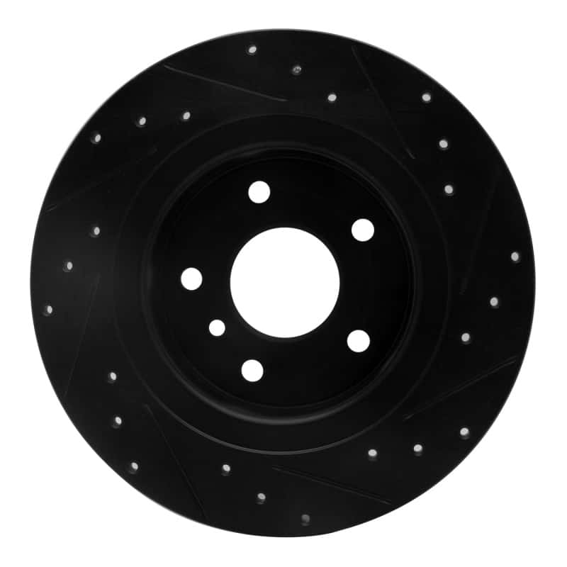 R1 Concepts — R1 94-04 Land Rover Discovery Rear Left Drilled & Slotted Black Brake Rotor
R1 Brake Rotor Drill - view 5
