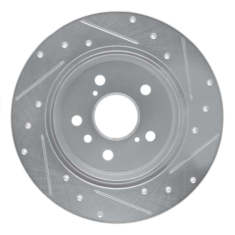 R1 Concepts — R1 00-04 Toyota Avalon Rear Left Drilled & Slotted Silver Brake Rotor
R1 Brake Rotor Drill - view 5
