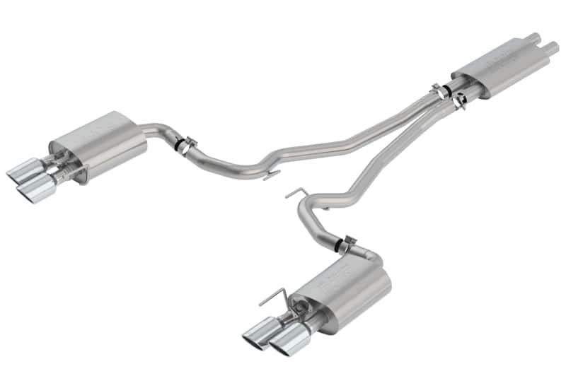 Borla — Borla 2018-2022 Ford Mustang GT Cat-Back Exhaust System Touring- Rolled Polished Tips
Cat-Back System - view 1