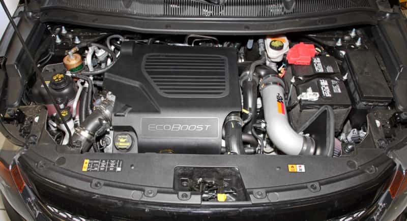 K&N Engineering — K&N 11 Ford Taurus SHO 3.5L V6 Silver Typhoon Cold Air Intake
Performance Air Inta
Air Intake System - view 4