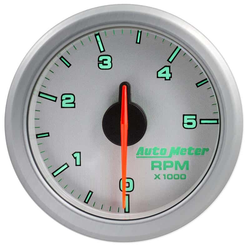 AutoMeter — Autometer Airdrive 2-1/6in Tachometer Gauge 0-5K RPM - Silver
GA 2" 5KRPM ARDRV SL - view 5