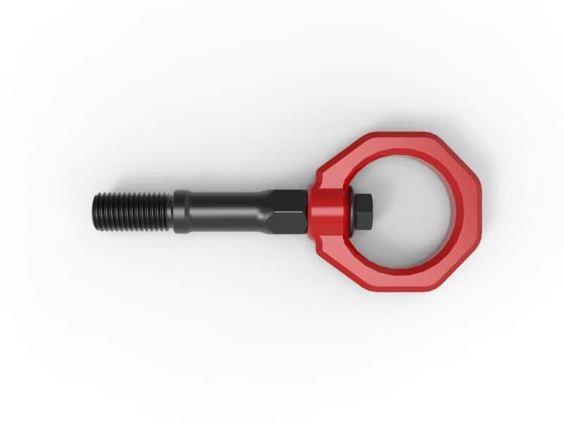 aFe — AFE 20-24 Chevrolet C8 Corvette Rear Tow Hook - Red
Rear Tow Hook - view 4