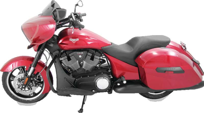 Mustang Motorcycle — Mustang 10-17 Victory Cross Rds, Cross Country, Hard-Ball, Magnum Touring 1PC Seat - Black - view 3