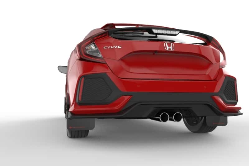 Rally Armor — Rally Armor 17-19 Honda Civic Sport/Sport Touring Black UR Mud Flap w/Red Logo
Mud Flap - view 4