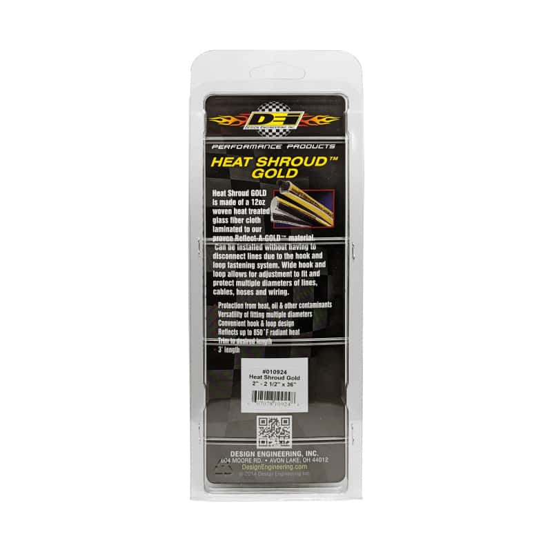 DEI — DEI Heat Shroud Gold 2in to 2.5in x 36in
Heat Shield Sleeve - view 7