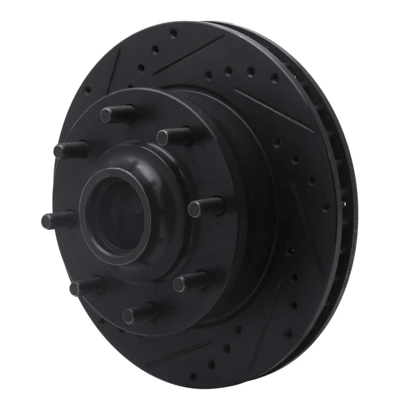R1 Concepts — R1 93-95 Chevrolet G30 Front Left Drilled & Slotted Black Brake Rotor
R1 Brake Rotor Drill - view 2