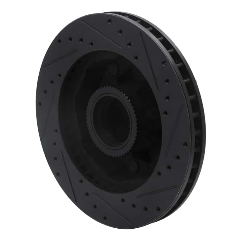 R1 Concepts — R1 93-95 Chevrolet G30 Front Left Drilled & Slotted Black Brake Rotor
R1 Brake Rotor Drill - view 4