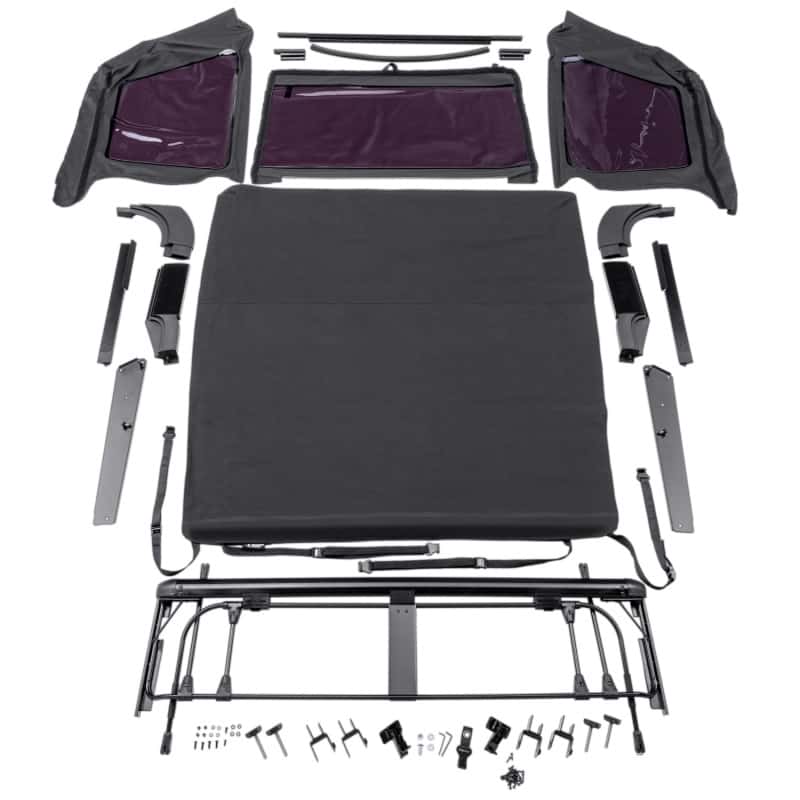 Rugged Ridge — Rugged Ridge 97-06 Wrangler TJ Voyager Soft Top 2DR - Black Diamond
OFFROAD_TOPS
Top-Soft - view 1