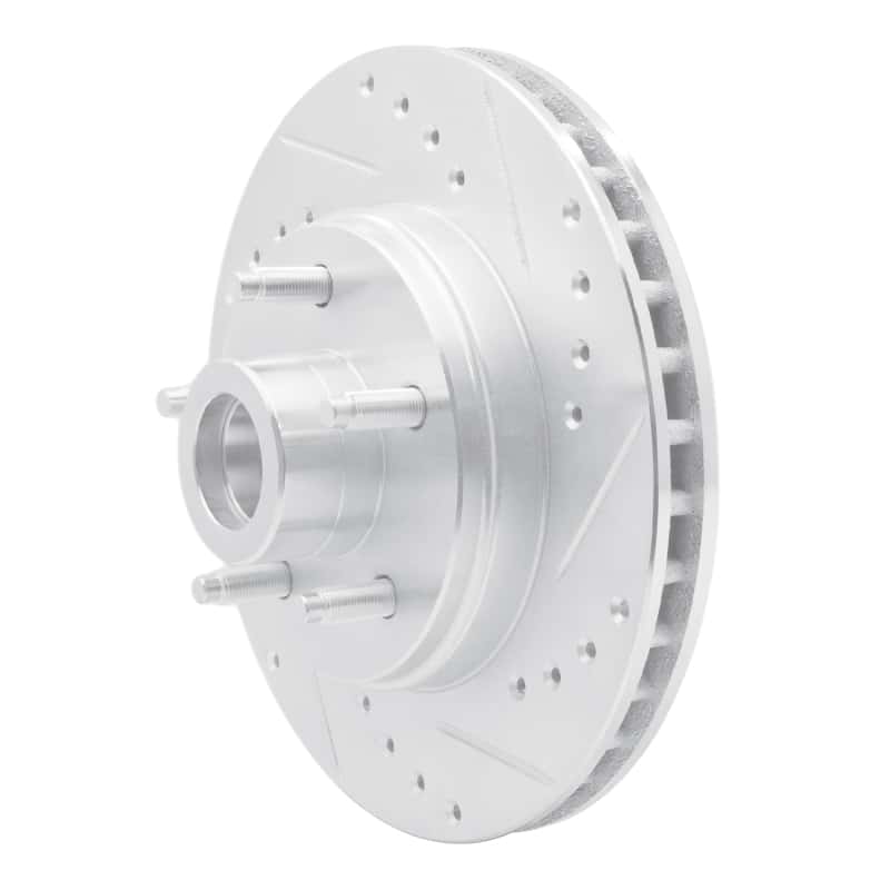 R1 Concepts — R1 87-92 Lincoln Mark VII Front Right Drilled & Slotted Silver Brake Rotor
R1 Brake Rotor Drill - view 2