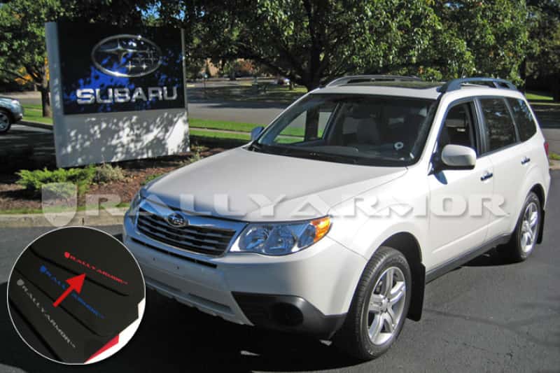 Rally Armor — Rally Armor 09-13 Subaru Forester Black UR Mud Flap w/ Red Logo
Mud Flap - view 2