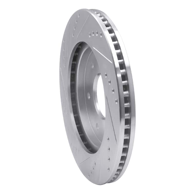 R1 Concepts — R1 04-05 Infiniti QX56 Front Right Drilled & Slotted Silver Brake Rotor
R1 Brake Rotor Drill - view 4