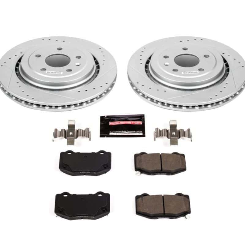 PowerStop — Power Stop 14-19 Chevrolet Corvette Rear Z23 Evolution Sport Brake Kit - view 1