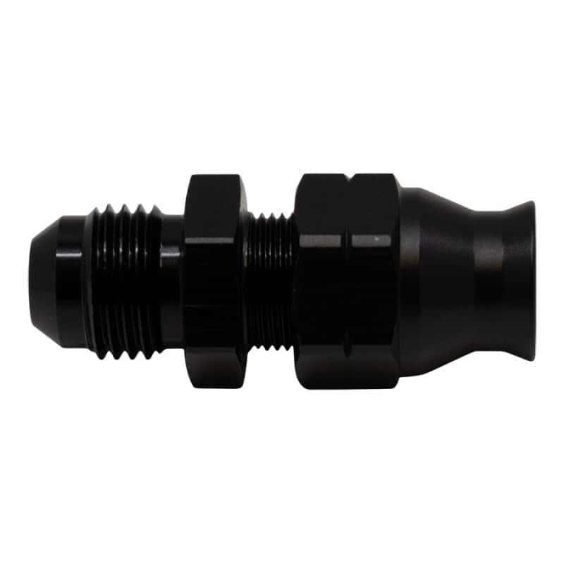 DeatschWerks — DeatschWerks 6AN Male Flare to 5/16in Hardline Compression Adapter - Anodized Matte Black
Lines & Fittings - view 1