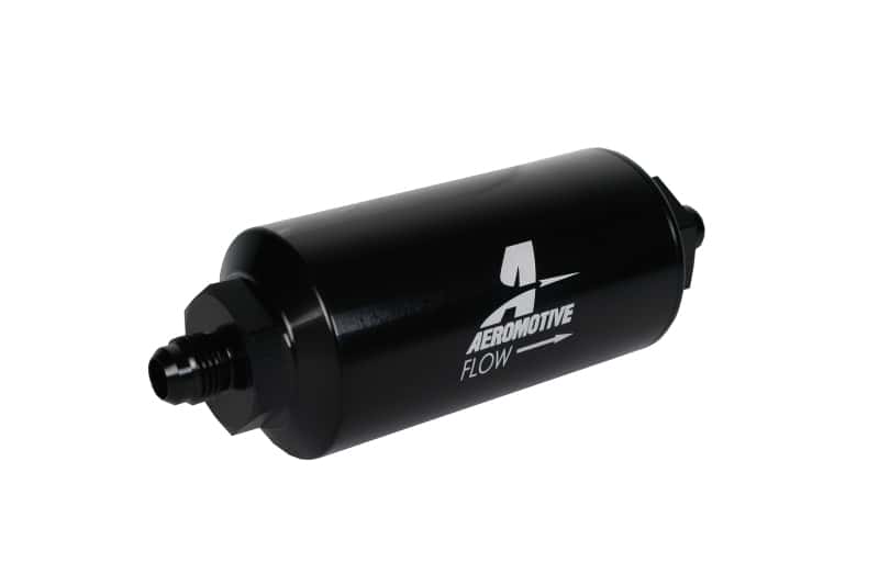 Aeromotive — Aeromotive In-Line Filter - (AN-6 Male) 10 Micron Fabric Element Bright Dip Black Finish
Fuel Filter - view 3