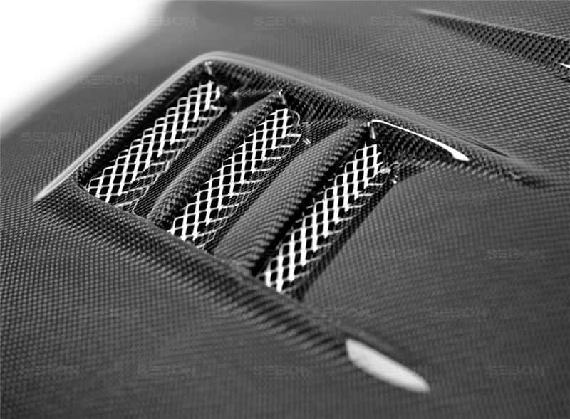 Seibon — Seibon 06-07 Subaru WRX/STi CWII Carbon Fiber Hood - view 16