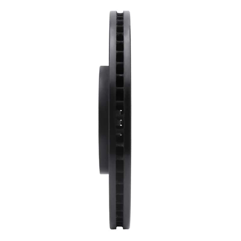 R1 Concepts — R1 08-25 Infiniti Q50 Front Right Drilled & Slotted Black Brake Rotor
R1 Brake Rotor Drill - view 3