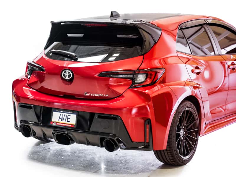 AWE Tuning — AWE Tuning 2023+ Toyota GR Corolla Track Edition Exhaust - Diamond Black Tips
Track Catback - view 9