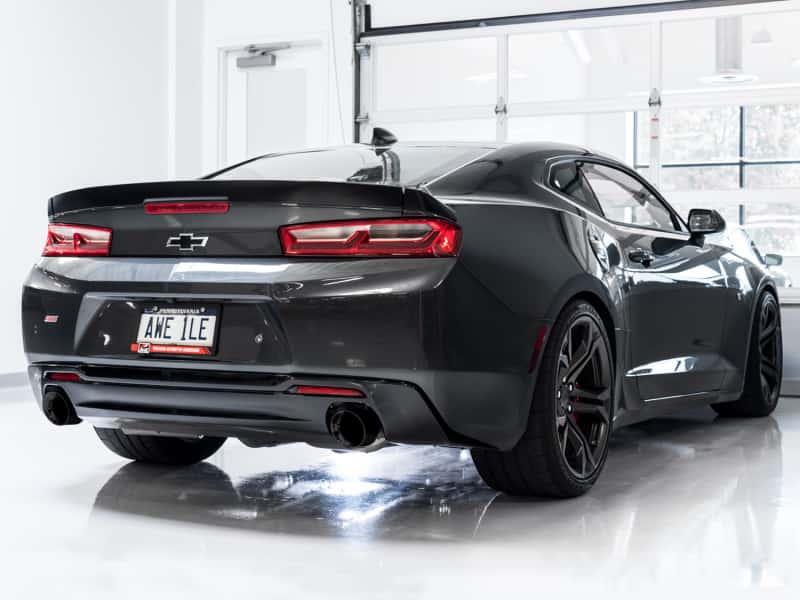 AWE Tuning — AWE Tuning 16-19 Chevrolet Camaro SS Axle-back Exhaust - Touring Edition (Diamond Black Tips)
Touring Exhaust - view 2