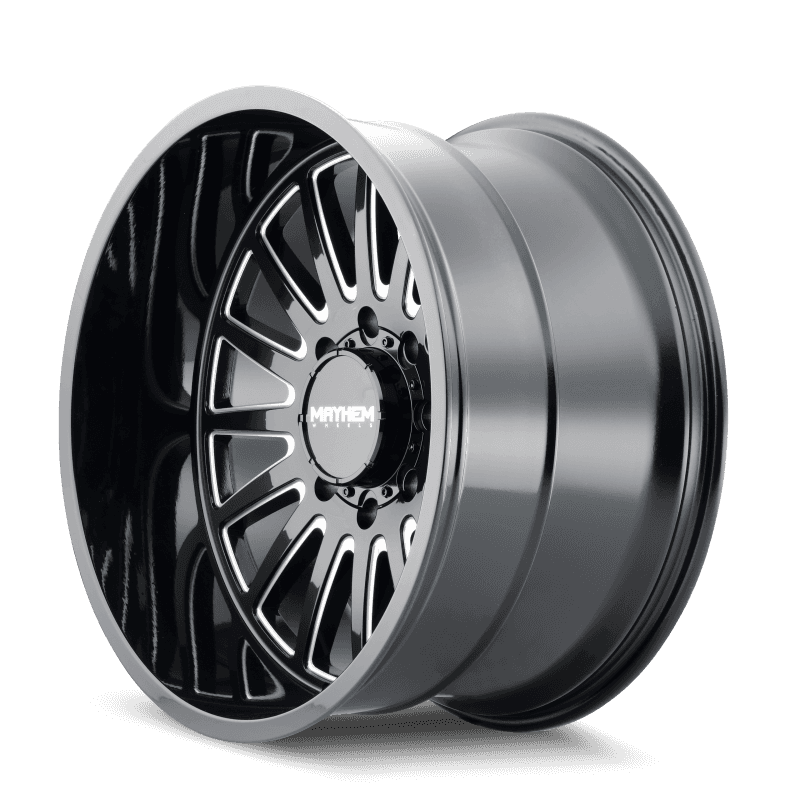 Mayhem — Mayhem 8114 Utopia 20x9 / 8x165.1 BP / 18mm Offset / 125.2mm Hub Black w/ Milled Spokes Wheel
MAYHEM 8114 - view 2