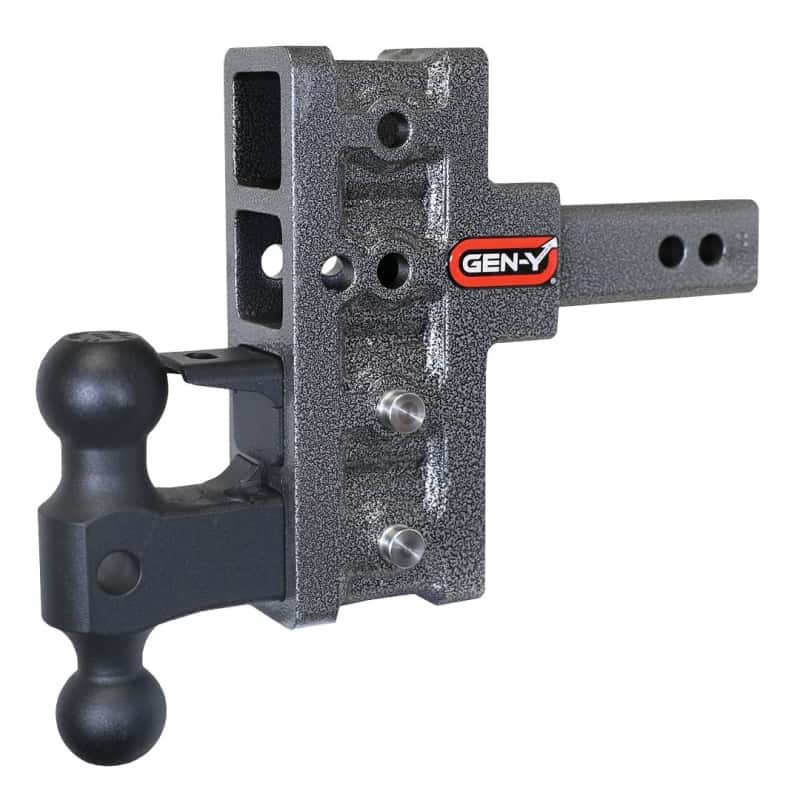 GEN-Y Hitch — Gen-Y Mega Duty 2in Shank 5in Offset Drop 2K TW 16K Hitch w/GH-051 Dual-Ball/GH-032 Pintle Lock
Drop Hitch - view 3