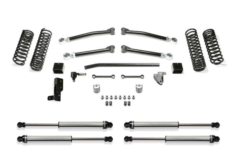 Fabtech — Fabtech 18-21 Jeep JL 4WD 4-Door 3in Trail w/Dlss Shks
LftKt-Suspw/Shock - view 1