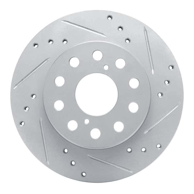R1 Concepts — R1 91-95 Toyota MR2 Rear Right Drilled & Slotted Silver Brake Rotor
R1 Brake Rotor Drill - view 1