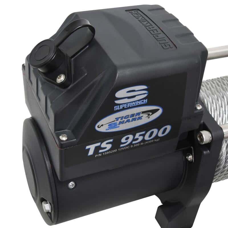 Superwinch — Superwinch 9500 LBS 12V DC 11/32in x 95ft Steel Rope Tiger Shark 9500 Winch
Winch - view 17