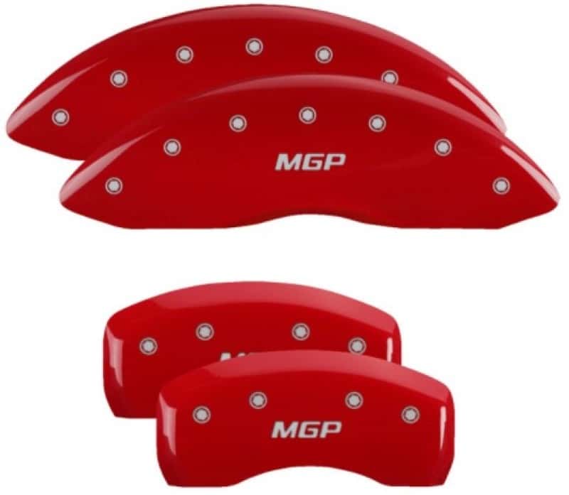 MGP — MGP 4 Caliper Covers Engraved Front & Rear MGP Red Finish Silver Char 2019 Lincoln Nautilus
Caliper Covers - view 1