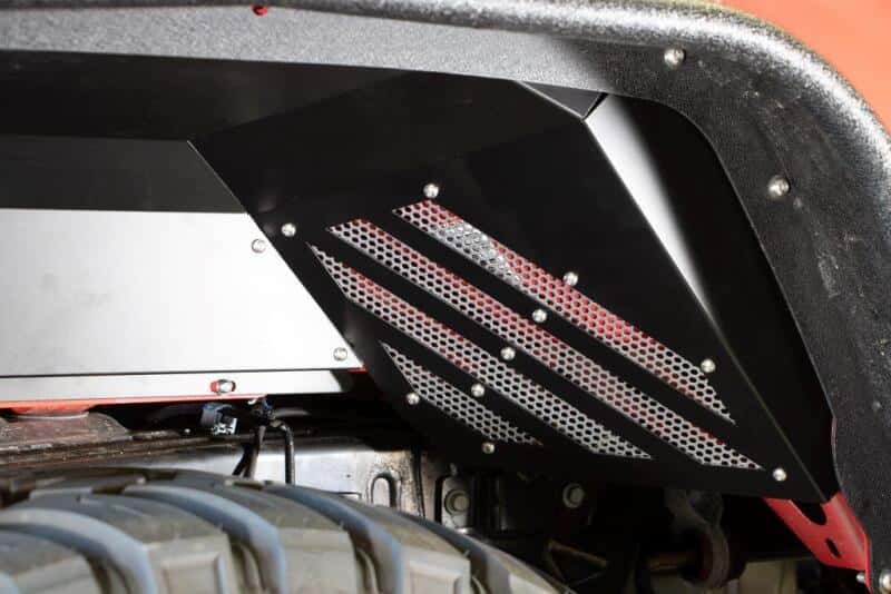 Fishbone Offroad — Fishbone Offroad 2020+ JT Gladiator Rear - Black Aluminum Inner Fenders - view 6